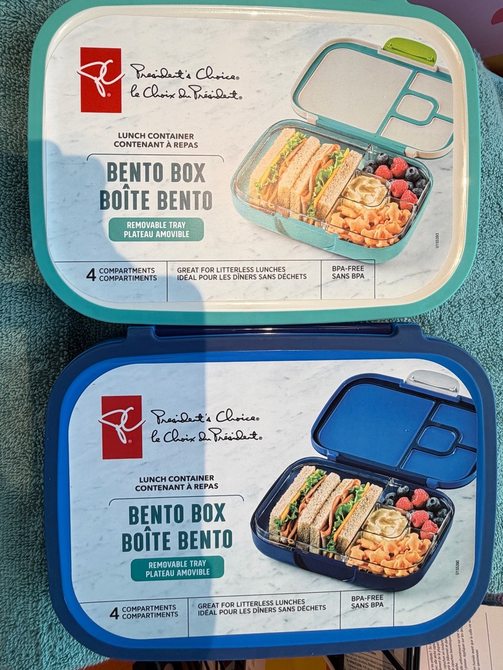 Blue -Bento Box Lunch Container
price is for 1